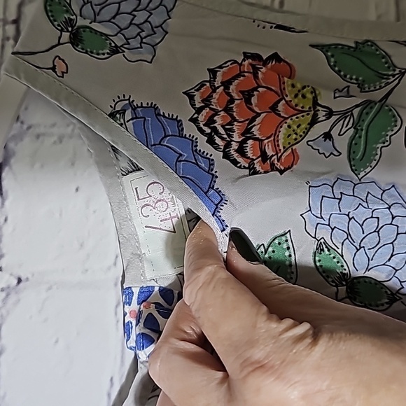 Matilda Jane sz 12 gray floral dress K48 - Picture 3 of 6